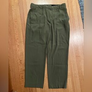 Babaton olive dress pants size 12